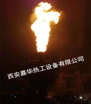 山西太原8套焦爐煤氣放散點火成功