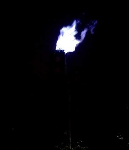 高爐煤氣放散點火