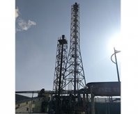 塔架施工現場