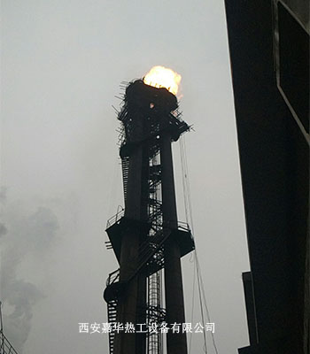 湖北某鋼廠轉爐煤氣放散點火成功