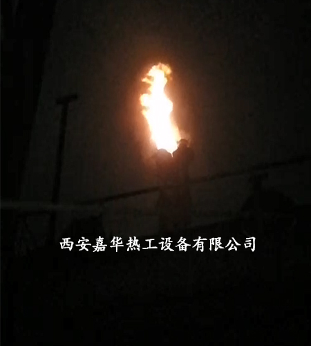 山東某鋼廠轉爐煤氣放散點火一次成功