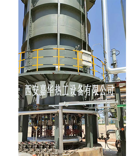 寧夏某廠8套管式爐點火成功